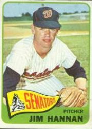 1965 Topps Baseball Cards      394     Jim Hannan
